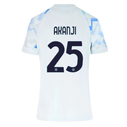 Inter Milan Manuel Akanji #25 Seconda Maglia Femmina 2025-26 Manica Corta
